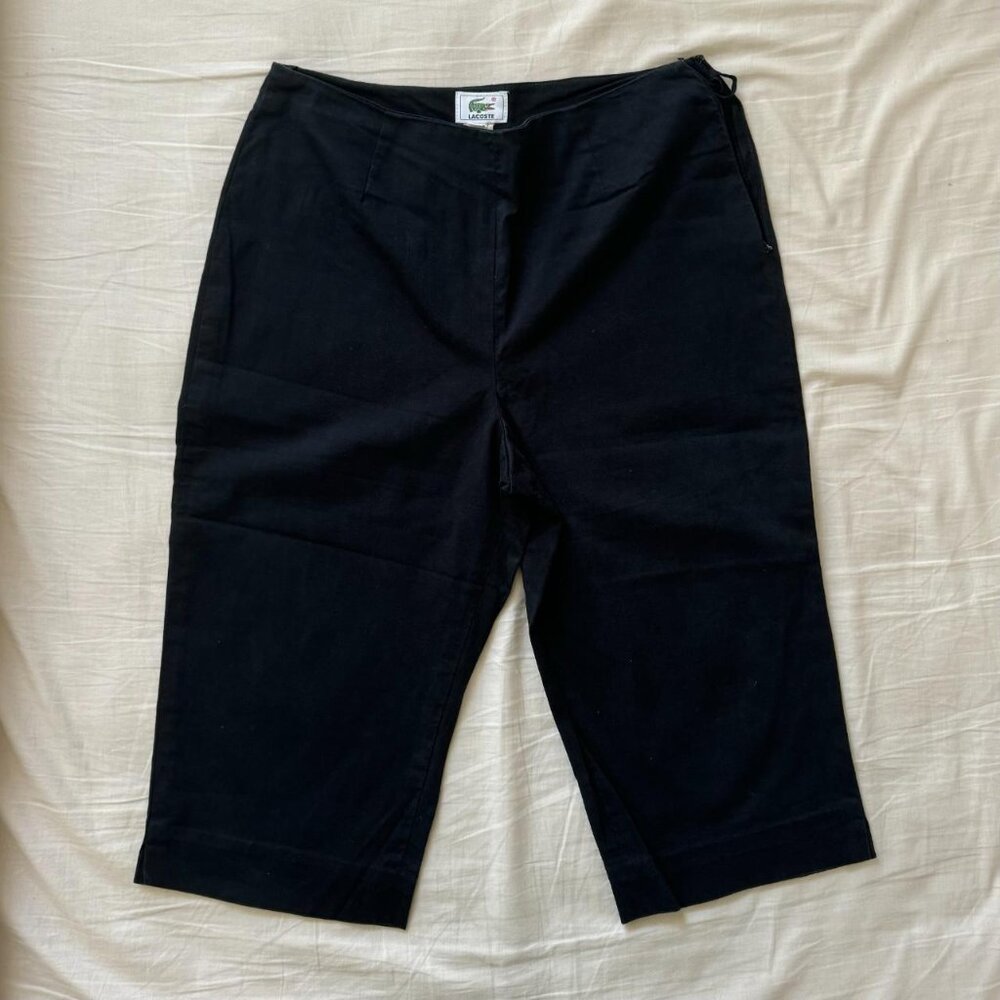 Lacoste Cropped Black Pants